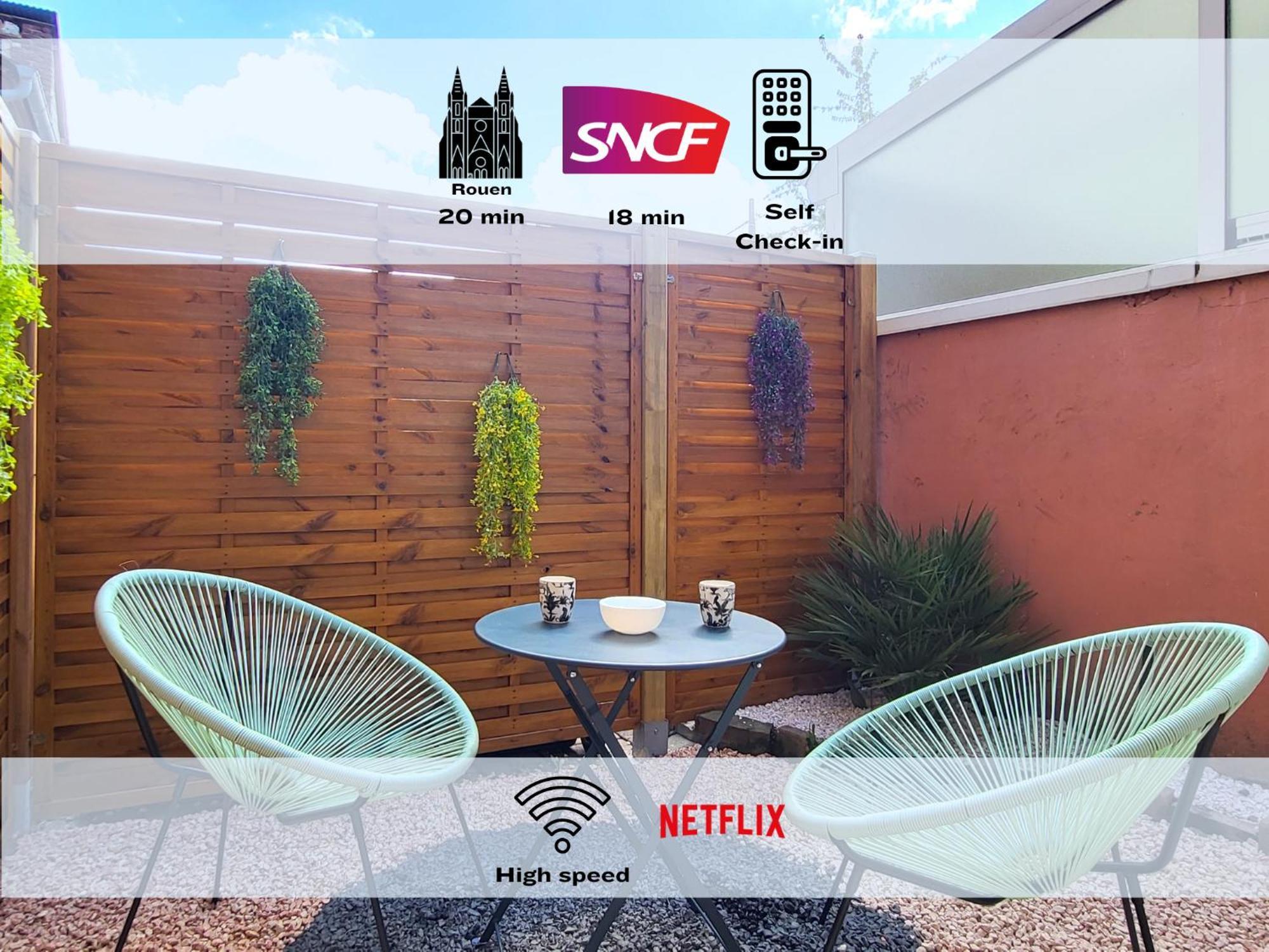 Oxygen - Lumineux Deux-Pieces A 20Min De Rouen Apartment Caudebec-les-Elbeuf Ngoại thất bức ảnh