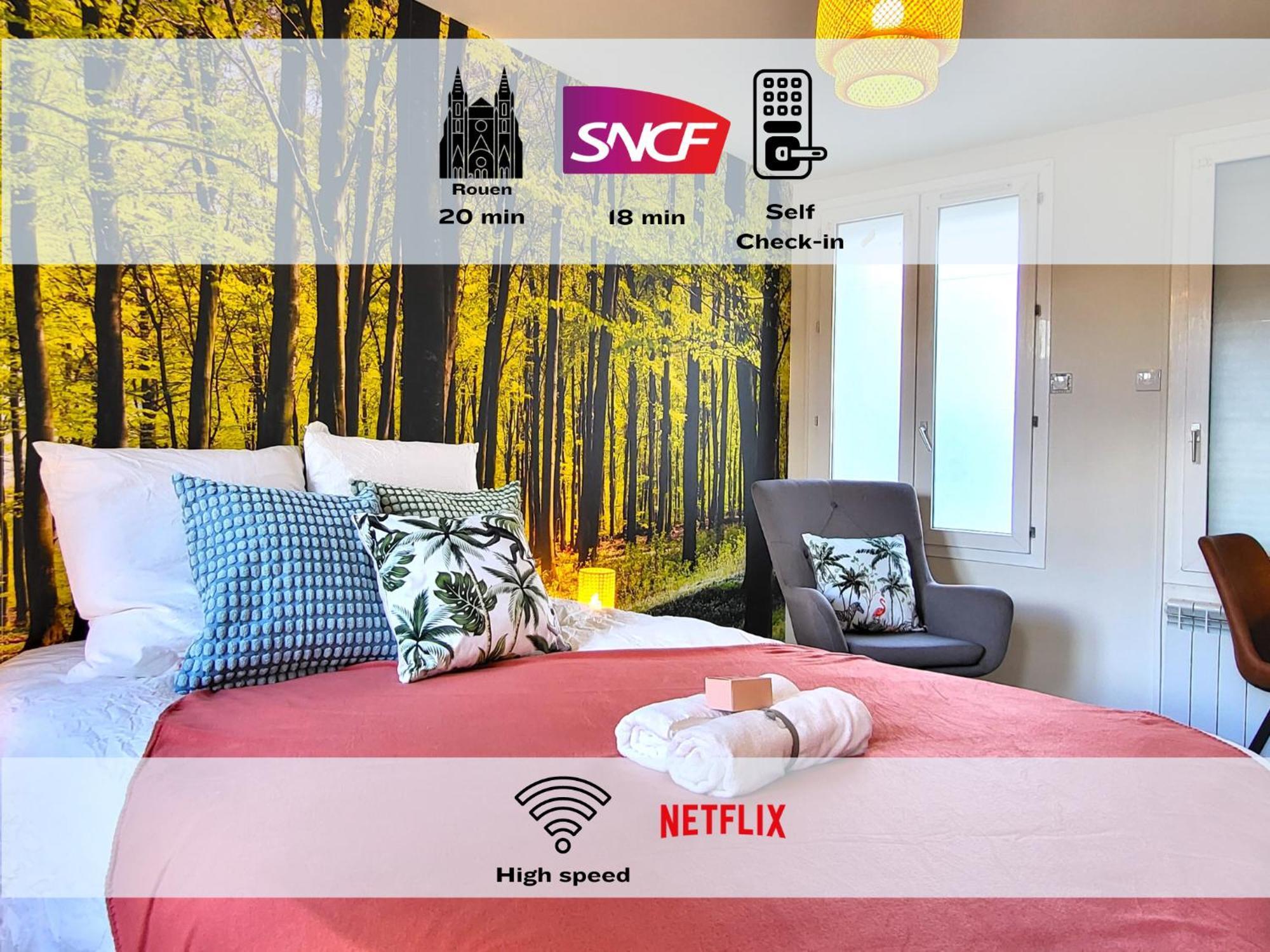 Oxygen - Lumineux Deux-Pieces A 20Min De Rouen Apartment Caudebec-les-Elbeuf Ngoại thất bức ảnh